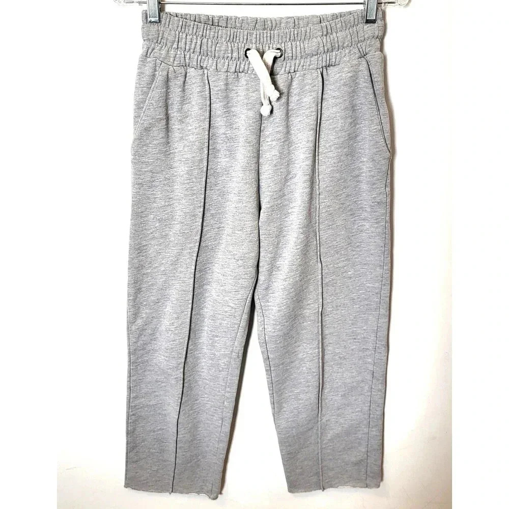 Urban Outfitters Gray Fleece Joggers Loungewear Cozy Sweatpants Small petite